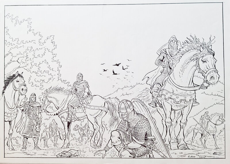 Jeff Baud, Illustration sur le moyen age - Illustration originale