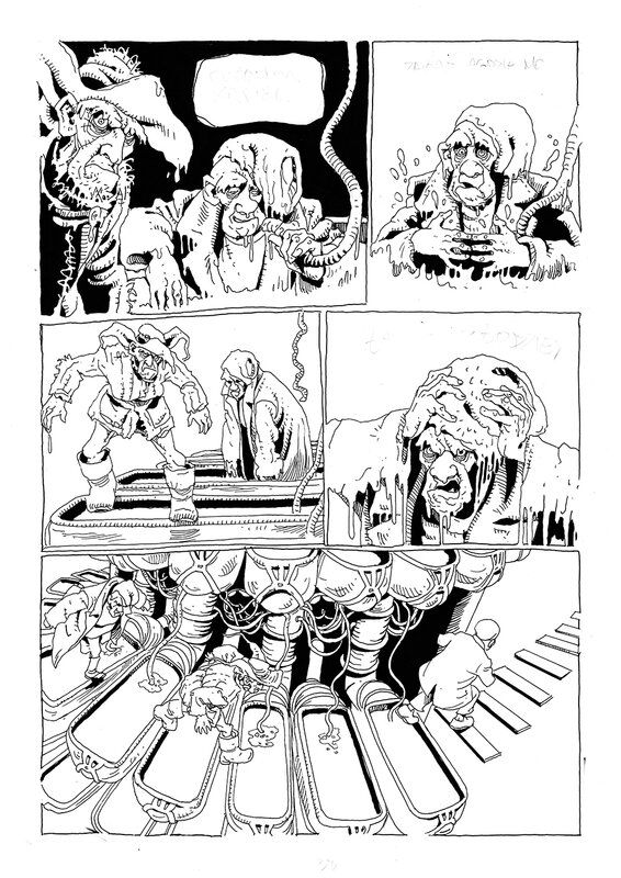 Andrzej Łaski, Jakub Wędrowycz - La malédiction du C2H5OH / Klątwa C2H5OH - Page 34 - Planche originale