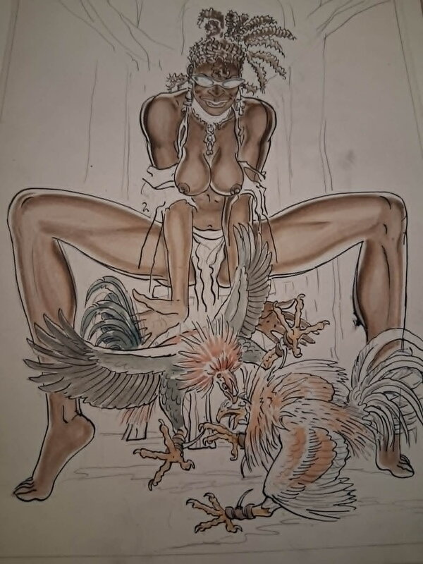 Malik, Archie Cash female personage - Illustration originale