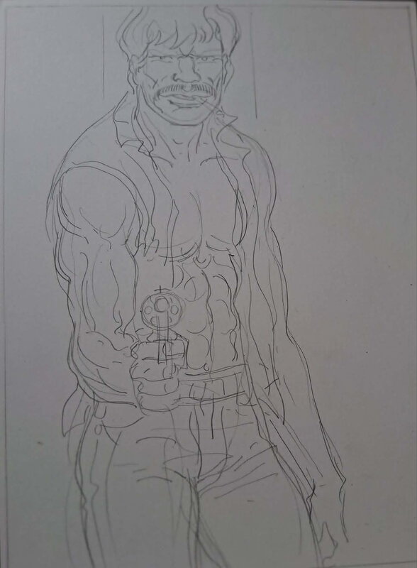 Malik, Archie Cash illustration - Illustration originale