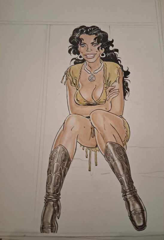 Malik, Archie Cash personage - Illustration originale