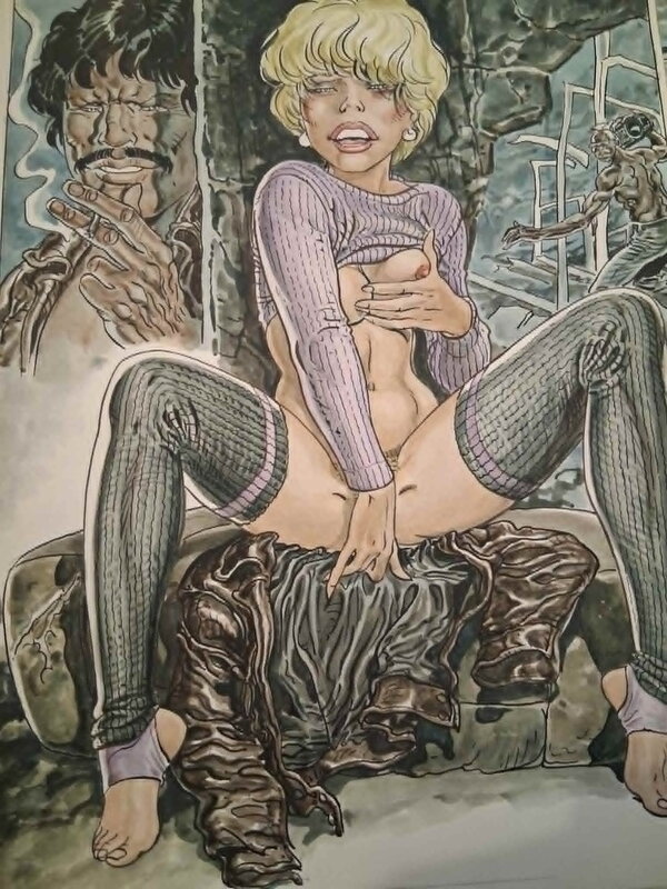 Archie Cash scene par Malik - Illustration originale