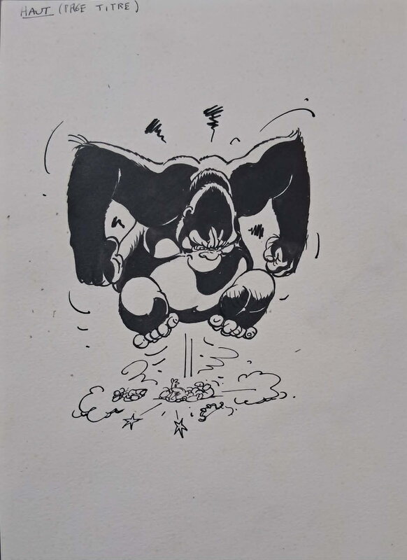 Big Joe title page by Malik - Original Illustration