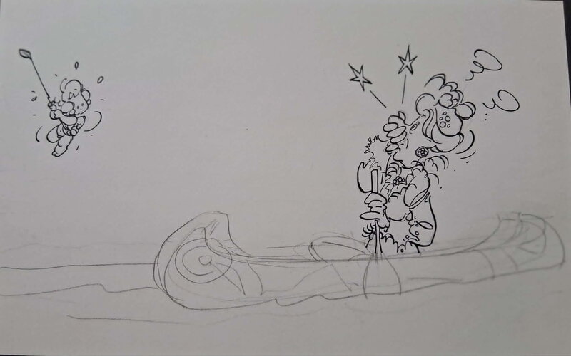 Malik, Cupido(N) & Gertrude illustration - Illustration originale