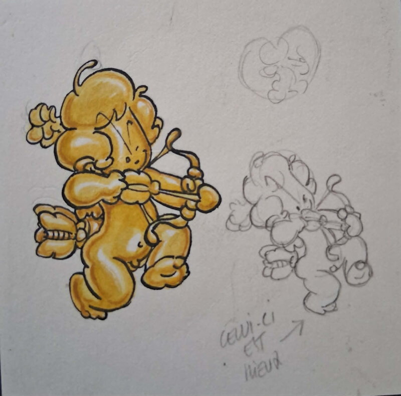 Malik, Cupido(N) illustration - Original Illustration