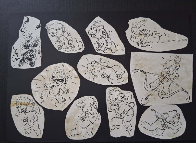 Malik, Cupido(N) poses collection - Original Illustration