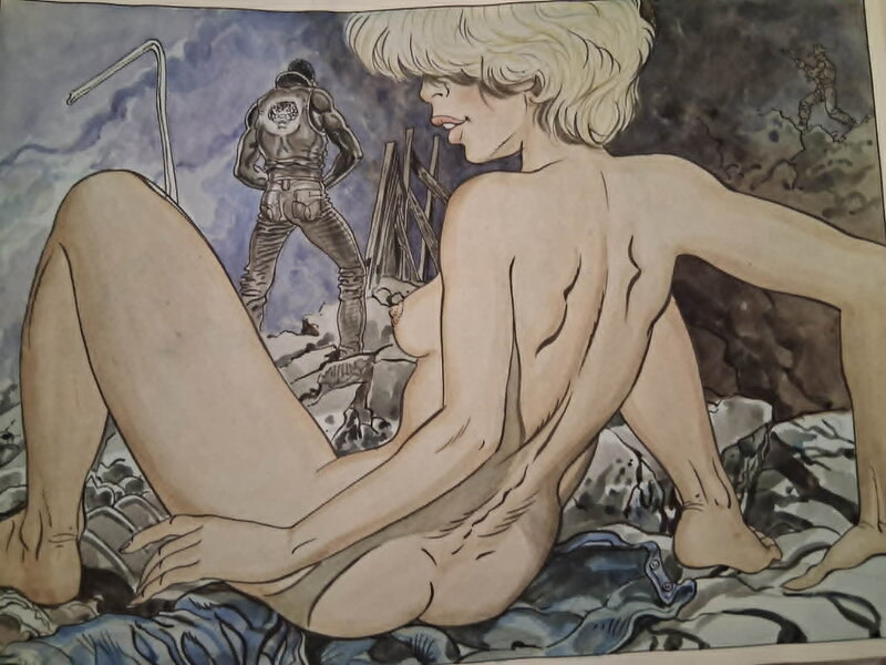 Malik, Female character Archie Cash/Paraguay - Original Illustration
