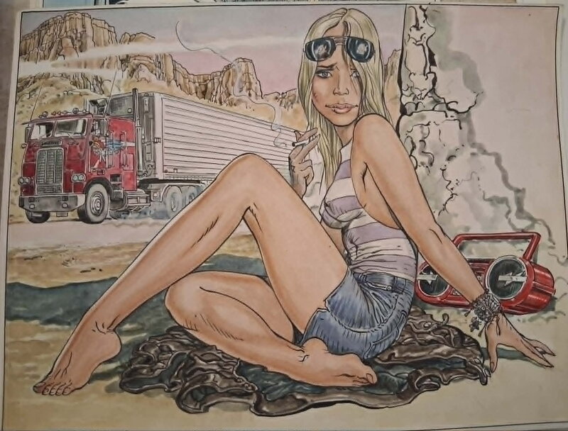 Malik girl - Illustration originale