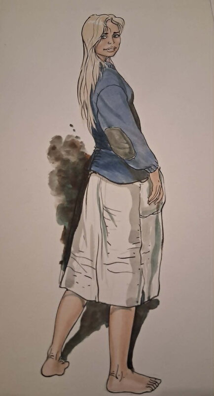 Malik girl - Original Illustration
