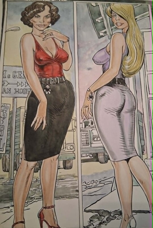 Malik girls - Illustration originale