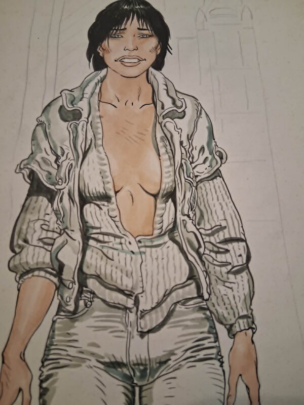 Sexy girl by Malik - Original Illustration