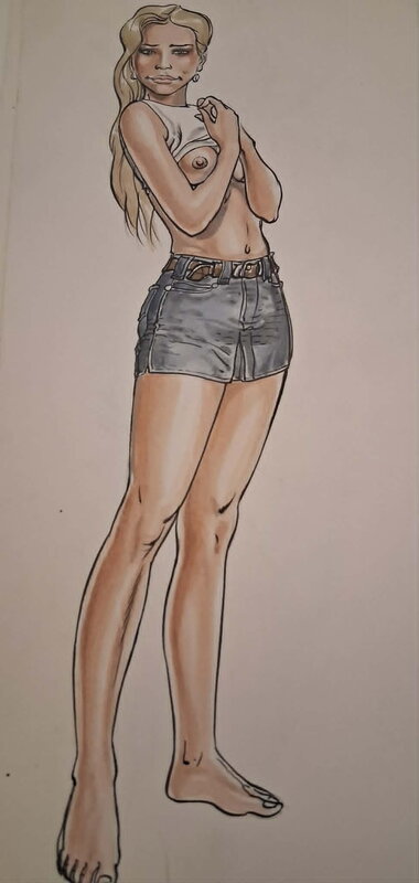 Sexy Pinup par Malik - Illustration originale