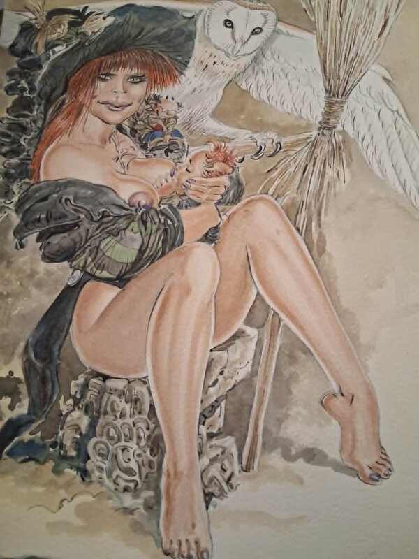 Witch by Malik - Illustration originale