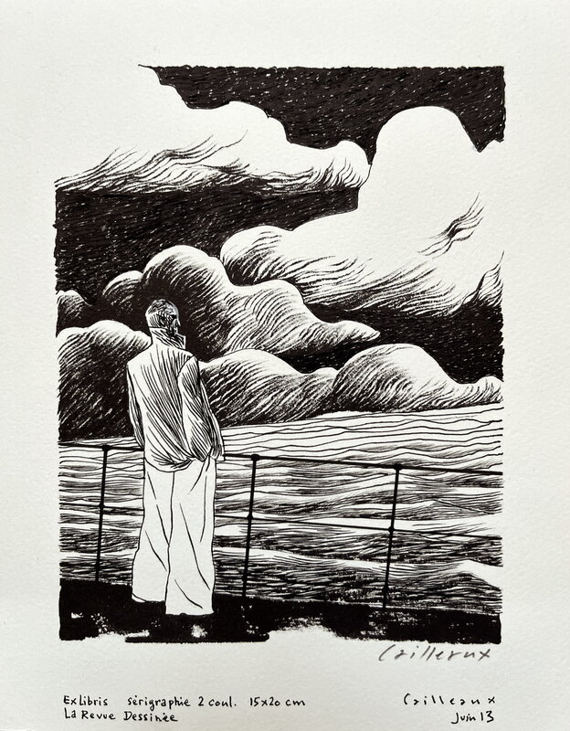 Embarqué par Christian Cailleaux - Illustration originale