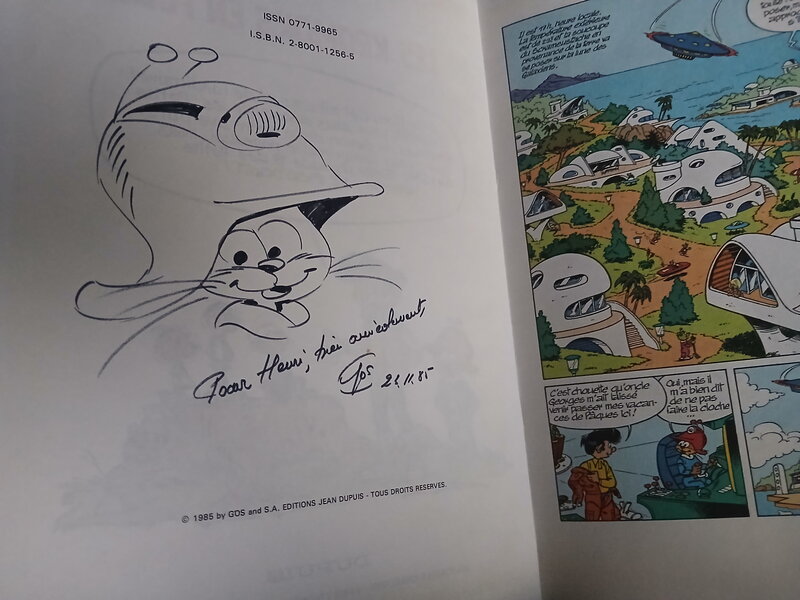 Gos, Walt, Dédicace Gos - Le Scrameustache - Tome 14 : Les Kromoks en folie - Dédicace