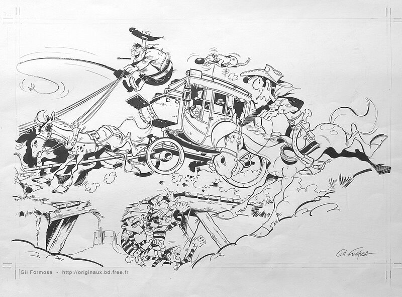 Gil Formosa, Morris, René Goscinny, Lucky LUKE 
