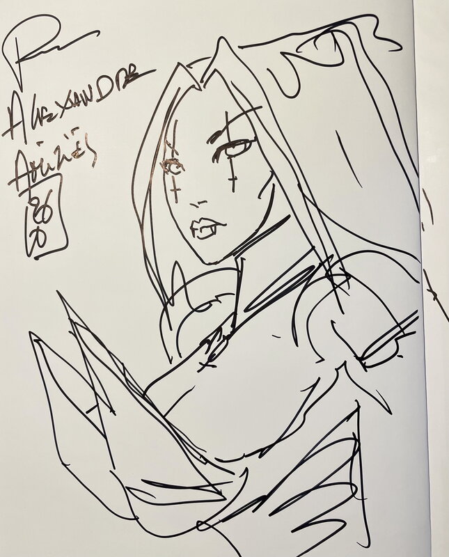 Olivier Ledroit, Requiem Chevalier Vampire T5 - Sketch