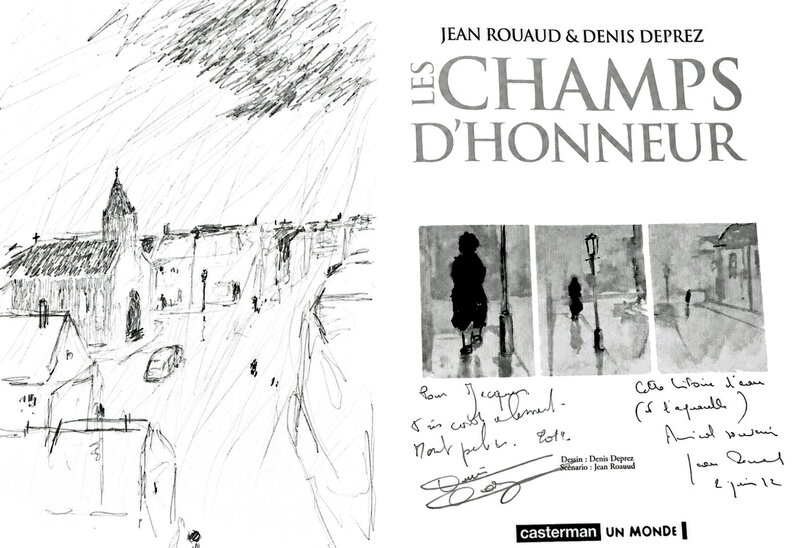 Denis Deprez, Jean Rouaud, Les champs d'honneur - Dédicace