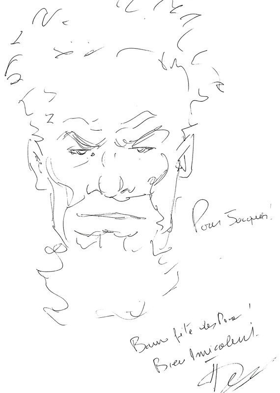 Le maitre d'armes by Xavier Dorison - Sketch