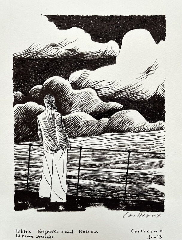 Embarqué par Christian Cailleaux - Illustration originale