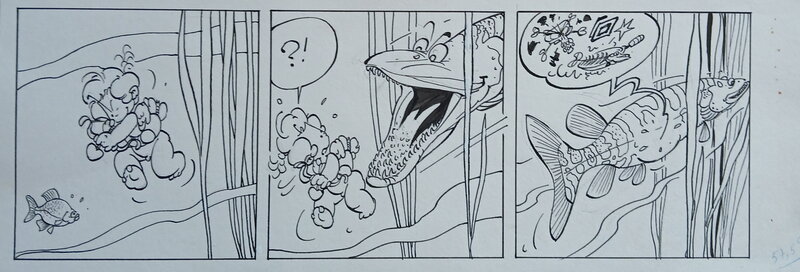 Cupidon - Tome 6 : L'ange et l'eau - Malik - Planche originale