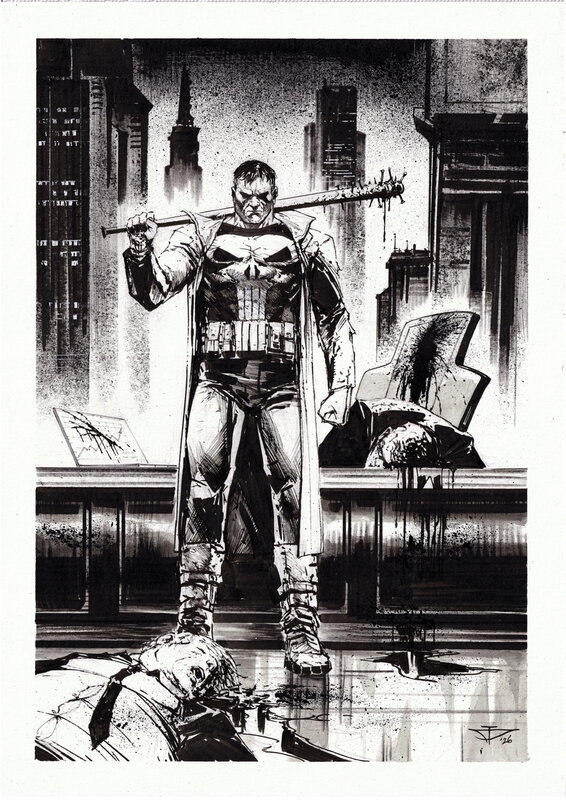 For sale - The Punisher by Dragan Paunovic - Original Illustration