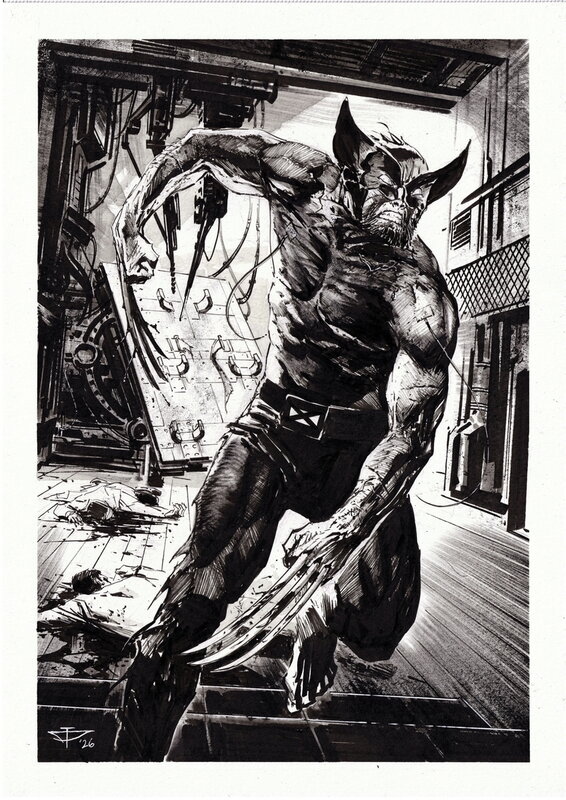 En vente - Wolverine par Dragan Paunovic - Illustration originale