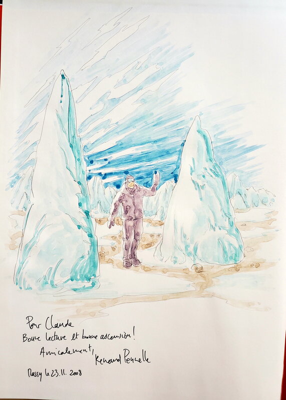 Renaud Pennelle, SAGARMATHA - LA MONTAGNE DONT LA TÊTE TOUCHE LE CIEL - Dédicace