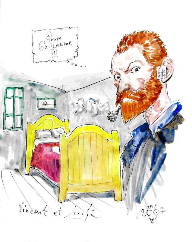 Vincent et Van Gogh par Gradimir Smudja - Dédicace