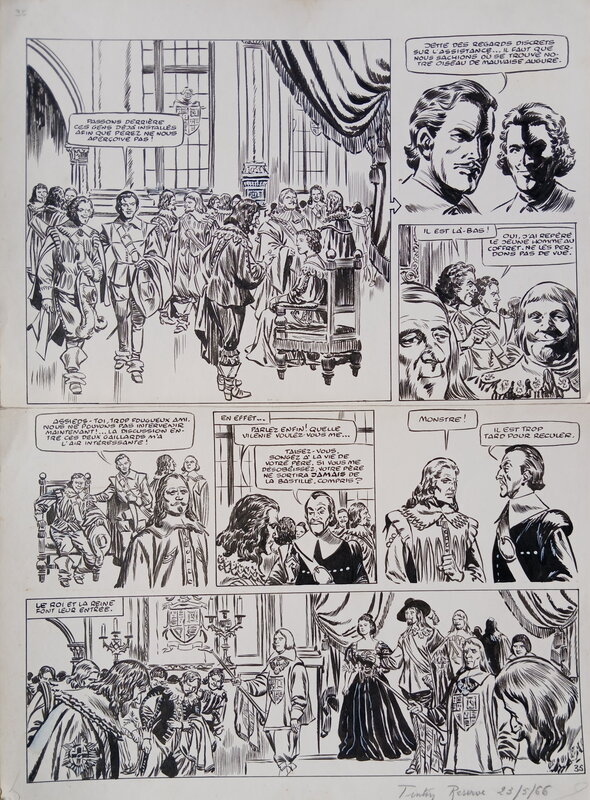 En vente - Capitan par Fred & Liliane Funcken - Planche originale