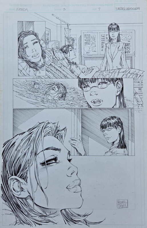 Fathom #3, page 7 by Michael Turner, Joe Weems - Comic Strip