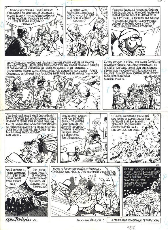 En vente - Wasterlain : Soldes d'été -20% - Planche originale