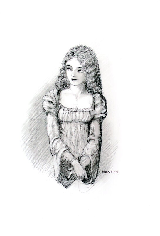 Béatrice par Paul et Gaétan Brizzi - Illustration originale