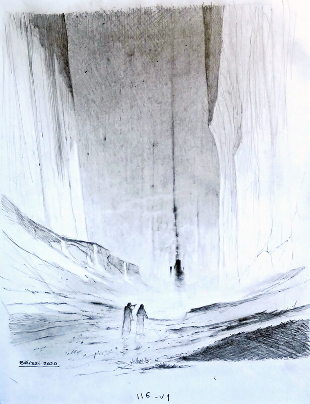 Dans l'enfer par Paul et Gaétan Brizzi - Illustration originale