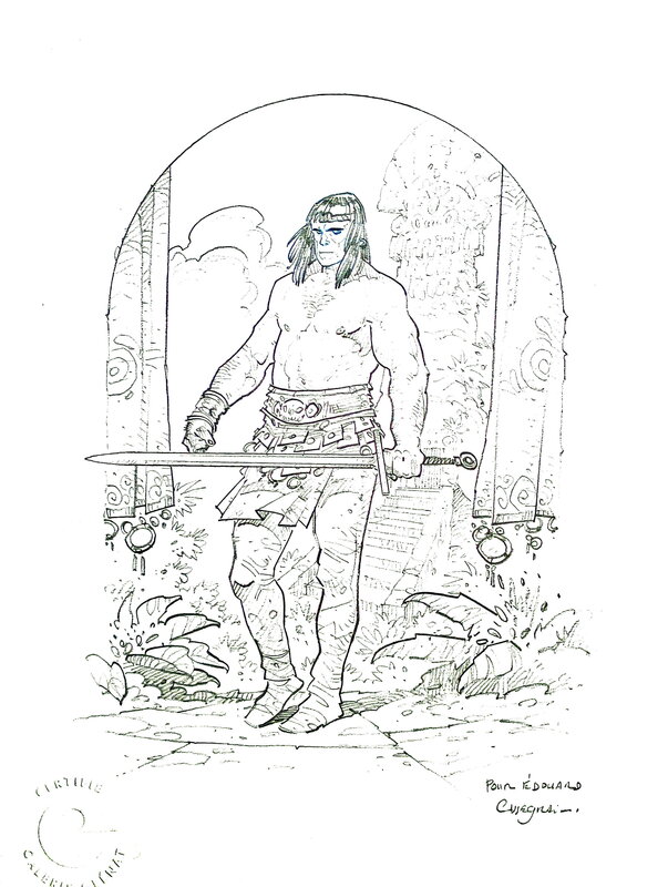 Conan par Didier Cassegrain - Illustration originale