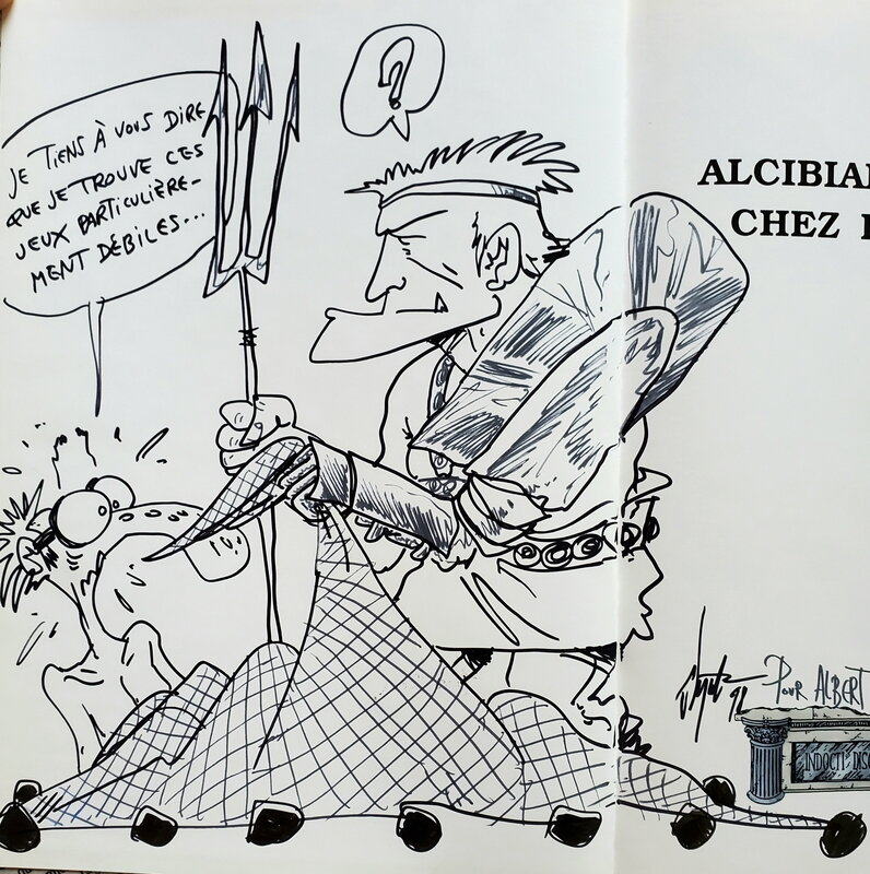 Clapat, L'EXTRAORDINAIRE  AVENTURE D'ALCIBIADE DIDASCAUX - ALCIBIADE DIDASCAUX CHEZ LES ROMAINS   T5 L'EMPIRE 2 - Dédicace