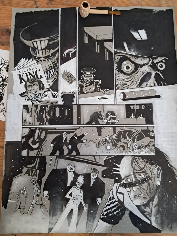 En vente - Stewart Kenneth Moore, Tales of the Black Museum: Bad Idea (Page 1 of 11) - Planche originale