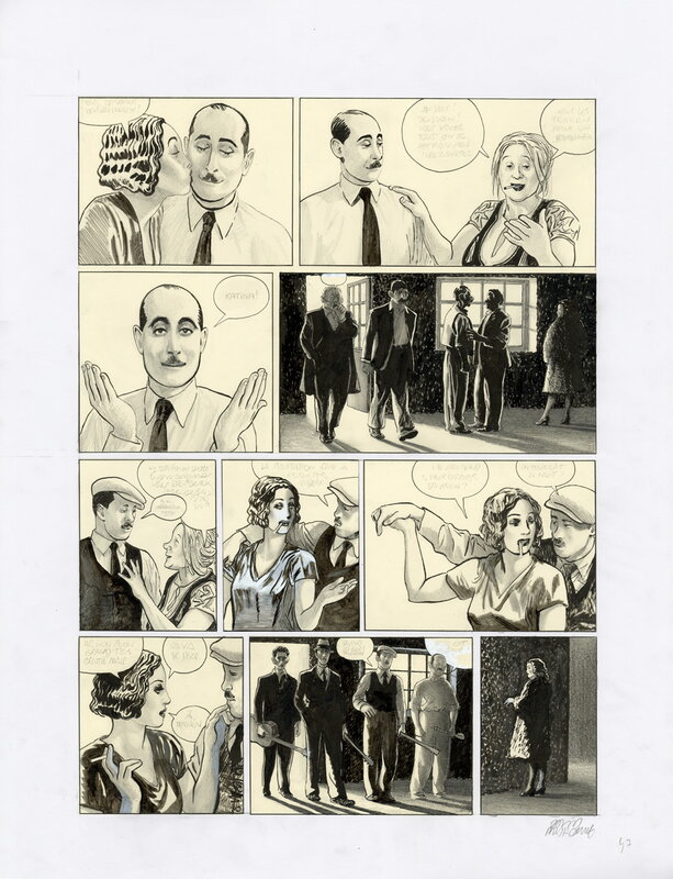 En vente - David Prudhomme, Planche originale 47 de Rébétissa - Planche originale