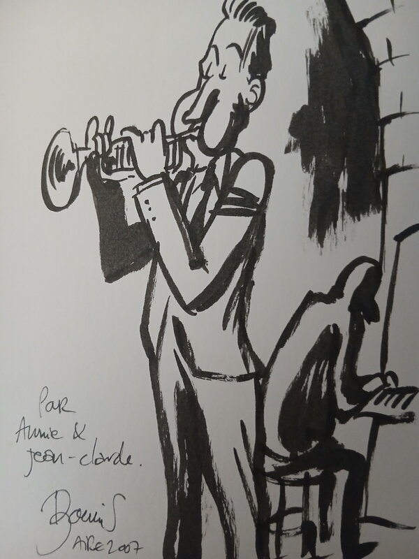 Boris Vian par Hervé Bourhis - Dédicace