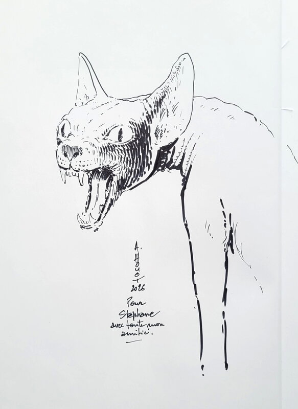 Le mal by André Houot - Sketch