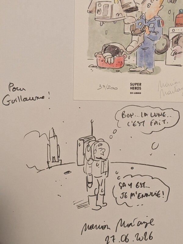 Marion Montaigne, Dans la combi de Thomas Pesquet - Dédicace