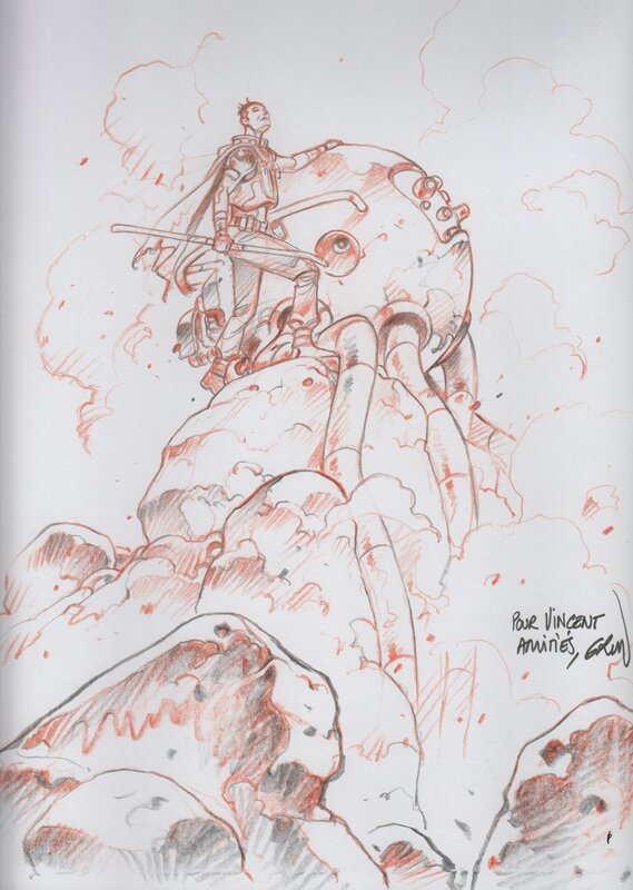 On Mars by Grun - Sketch