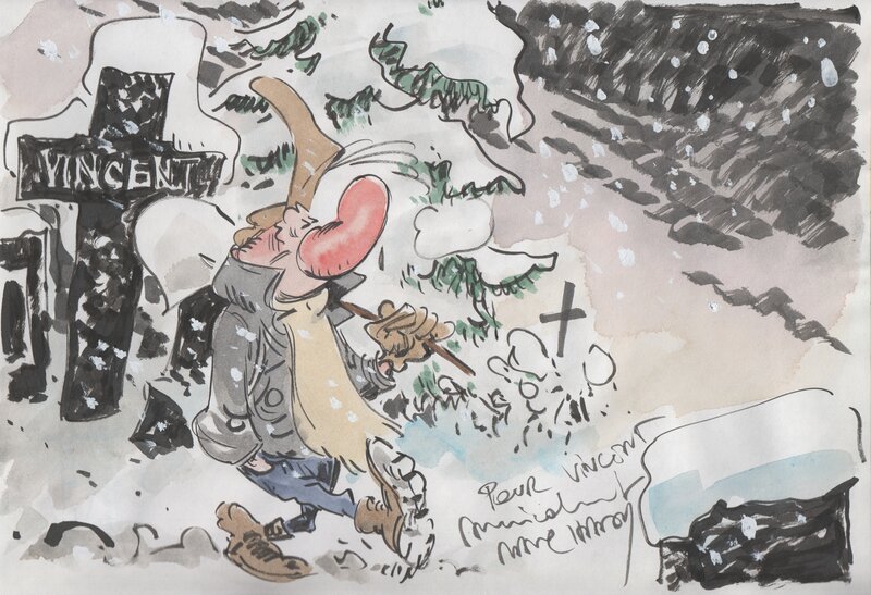 Pierre Tombal par Marc Hardy - Dédicace