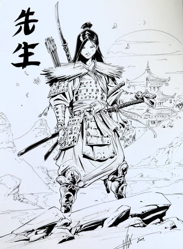 Vax, L ecole des loups solitaires - Illustration originale