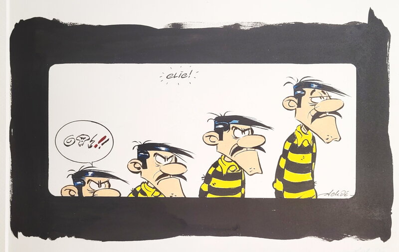 Achdé, Souriez, c'est pour la photo ! - Original Illustration