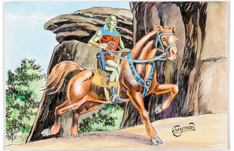 Jay Disbrow, Illustration fantastique originale - Planche originale