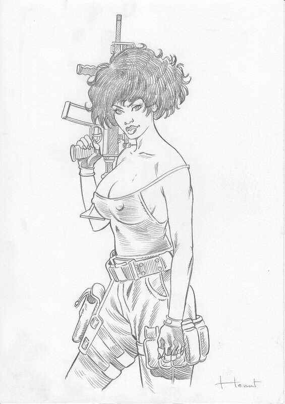 Xiii Jones par Alain Henriet - Illustration originale