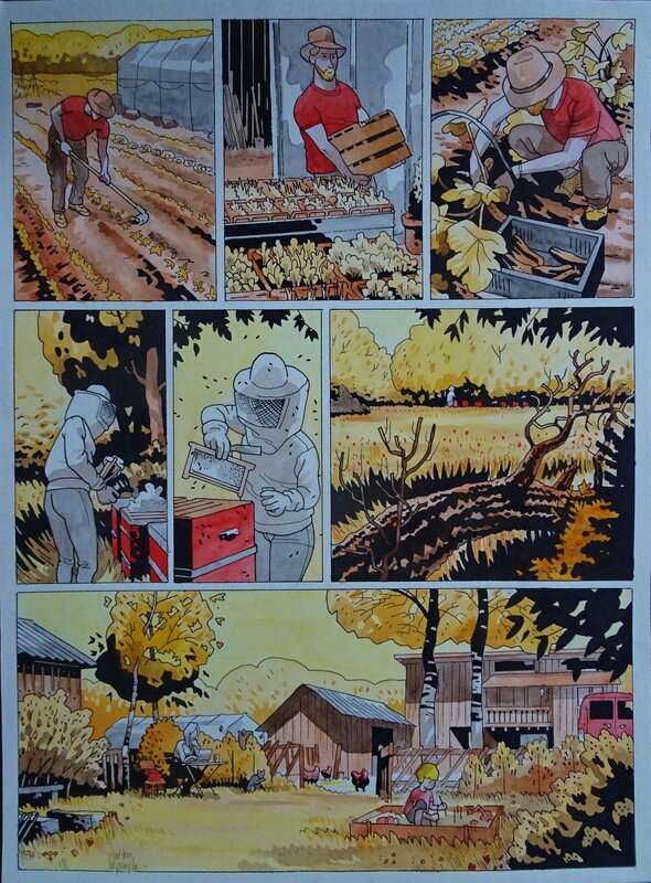 Iwan Lépingle, Une île sur la Volga - Comic Strip