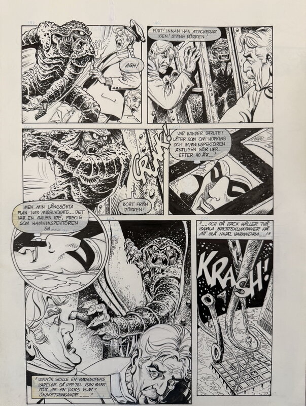 César Spadari, The Crocodrile Monster🐊 - Comic Strip