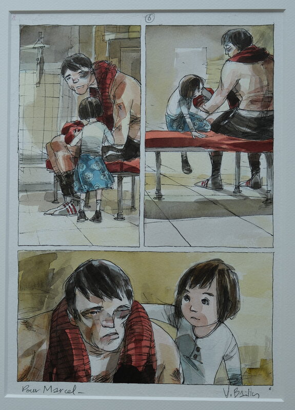 Vincent Bailly, Mon PERE ETAIT BOXEUR - Planche originale